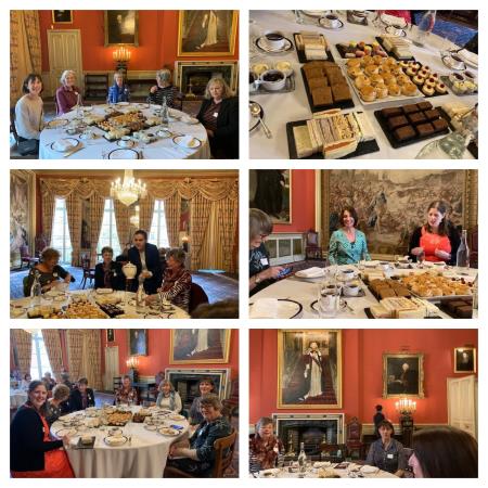 Hywelians in London enjoy afternoon tea in the Drapers’ Hall